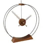 Nomon Aire Horloge sur Pied Black Fiberglass, Ash Wood with Walnut Finished