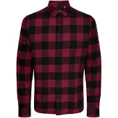 Only & Sons Chemise 'Gudmund' rouge rouille / noir