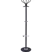 Springos Porte manteaux, Parapluie Stand 176 cm - Noir