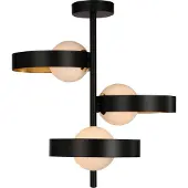 LumenXL Lampe à suspension moderne en verre dépoli - James