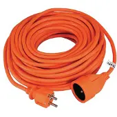 Perel Rallonge - 20 M - Orange