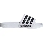 Adidas Mule 'Adilette' noir / blanc