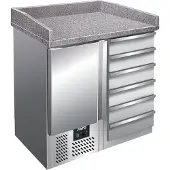 Saro Banc de préparation de pizza compact | Garantie de 2 ans