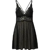 Hunkemoller Déshabillé 'Beatriz' noir