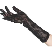 Rimba by Rimba Gants en dentelle taille unique - Noir - One Size
