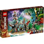 LEGO 71747 NINJAGO Le village des gardiens, set de construction, avec les minifigurines Ninja Cole, Jay et Kai, jouet à partir de 8 ans
