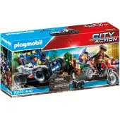 Playmobil City Action 70570 4x4 de police : poursuite du voleur de trésor