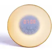 Livoo Réveil simulateur de lever de soleil 17 cm Beige