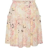 Vero Moda Jupe 'Hannah' beige / jaune pastel / pitaya / noir