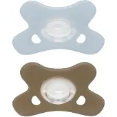 Difrax Sucette Silicone Natural Ice - Clay 0-6 Moins 2 pc(s) Sucette(S)