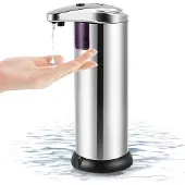 Platinet Distributeur de savon sensoriel, acier inoxydable, 250 ml