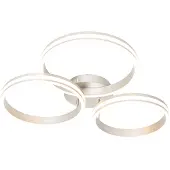 QAZQA Plafonnier en acier avec LED 3 niveaux de luminosité 3 lumières - Navara