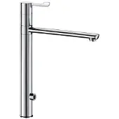 Delabie Pivot électronique. MBatt. 230V Sortie pivotante H300 L250,levier L100mm