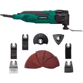 Vonroc Outil multifonction 300W | 60 accessoires et sac de rangement incl.