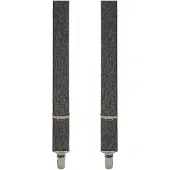 Profuomo Bretelles gris, Unicolore
