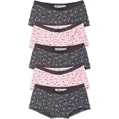Bonprix Lot de 5 culottes en coton doux et extensible