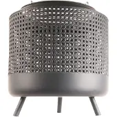 RedFire Brasero Cesta 50cm avec barbecue acier - noir