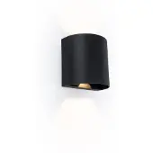 Lutec Applique LED encastrée noire pour l'extérieur 10W GEMINI