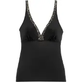 LASCANA Haut de tankini marron / noir