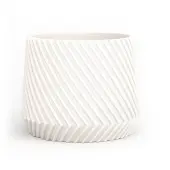 Fox & Fern Pot de fleurs Heusden fait à la main, en polystone respectueux des plantes.