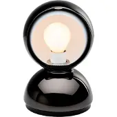 Artemide Lampe de Table , Eclisse, Noir, Salon / séjour, Métal, Design