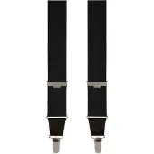 Profuomo Bretelles noir, Unicolore