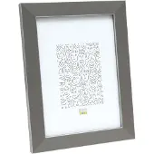 Deknudt Cadre photo gris avec bordure argentée 18x24 S41VK7