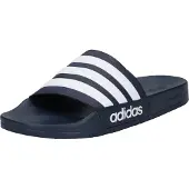 Adidas Mule 'Adilette' bleu foncé / blanc