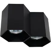 LumenXL Spot en saillie Design 2-lumières noir - Ira