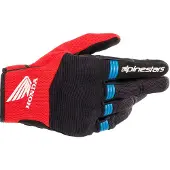 Alpinestars Honda Copper Noir Bright Rouge Bleu Gants Taille 2XL