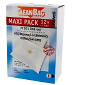 Scanpart CleanBag Maxipack sacs d'aspirateur M 101 DAE MAX (12 pièces)