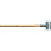 HALDER 3366.081 80 Mm Nylon Mace Marron