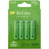GP Batteries Piles AA Rechargeables 4 pièces