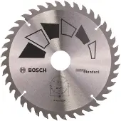 Bosch 2609256815 Standard Lame De Scie Circulaire 40 Dents Carbure Coupe Nette Diamètre 180 Mm Alésage/Alésage Avec Bague De Réd