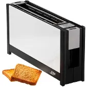 Ritter Grille-pain RITTERWERK, fentes longues, 950 W, fonction décongélation, verre trempé VOLCANO 5 BLANC