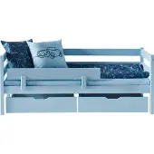 Hoppekids Tiroirs av. Roulettes - 2 pces - 70x160 cm - Dream Blu - - UneTaille - Tiroir