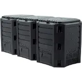 Sans marque Compogreen Composting Box 1200l 82.6x198x71.9 Cm Noir