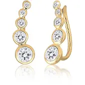 Elli Boucles d'oreilles 'Climber' or