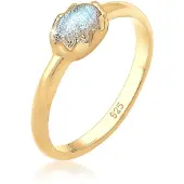Elli Bague bleu clair / or