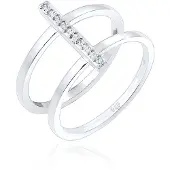 Elli Bague argent / transparent
