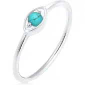 Elli Bague 'Evil Eye' turquoise / argent