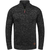 Blend Pull-over 'Danovan' marron / gris argenté / rouge / noir chiné
