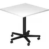 Hjh OFFICE PRO Table de réunion VSTF (80 x 80 x 114 cm)
