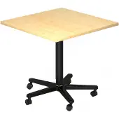 Hjh OFFICE PRO Table élévatrice à colonnes VST (80 x 80 x 114 cm)