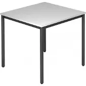 Hjh OFFICE PRO Système de tables VD (80 x 80 x 72 cm)