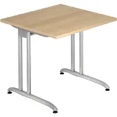 Hjh OFFICE PRO Bureau à hauteur fixe VBS (80 x 80 x 72 cm)
