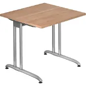Hjh OFFICE PRO Bureau à hauteur fixe VBS (80 x 80 x 72 cm)