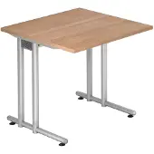 Hjh OFFICE PRO Bureau à hauteur fixe VNS (80 x 80 x 72 cm)