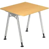 Hjh OFFICE PRO Bureau à hauteur réglable VAS (80 x 80 x 76 cm)