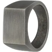 Lucardi Bague gris argenté